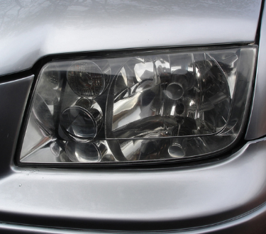Farol transparente apos tratamento